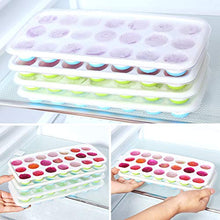 Carica l'immagine nel visualizzatore di Gallery, Aitsite Stampo Cubetti Ghiaccio 4Pcs Vassoio di con Coperchio LFGB...