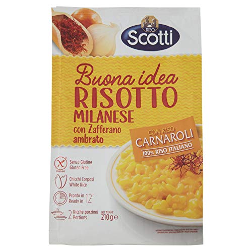 Riso Scotti - Risotto alla Milanese - Carnaroli con Zafferano Ambrato...
