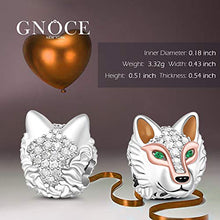 Carica l&#39;immagine nel visualizzatore di Gallery, GNOCE Charm Lupo Elegante in Agento S925 Intelligente Come Un Charms... - Ilgrandebazar