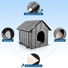 Carica l'immagine nel visualizzatore di Gallery, PUPPY KITTY Casetta per Gatti Interni con Materasso Rimovibile 52 x 42 x 42...