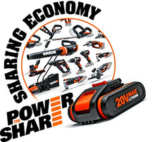 Carica l'immagine nel visualizzatore di Gallery, Worx WA3551.1 Batteria 2.0Ah 20V agli Ioni di Litio, Power Share