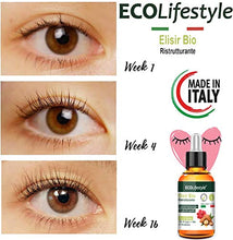 Carica l&#39;immagine nel visualizzatore di Gallery, Olio di Ricino per Ciglia Capelli (50ml) Siero Allungante Pelle...