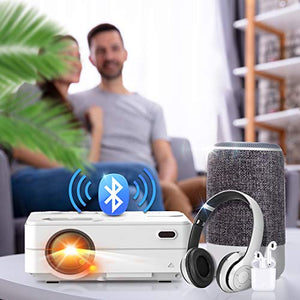 Proiettore Wifi Bluetooth, Artlii Enjoy2 Proiettore Portatile Supporta 1080P, Schermo Massimo 300" per Home Cinema, Videoproiettori Compatibile con Smartphone/iOS/Android/PC/TV Stick