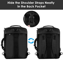 Carica l'immagine nel visualizzatore di Gallery, Gimars New Zaino Convertibile 3 in 1 Messenger Bag da Computer Nero Fantasia