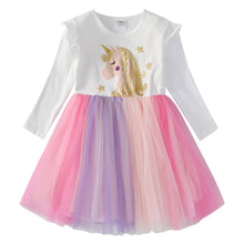 Carica l&#39;immagine nel visualizzatore di Gallery, VIKITA Vestito Cotone Stampa Principessa Tulle Tutu Festa di Compleanno... - Ilgrandebazar