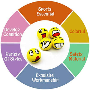 Emoji Anti-Stress Palla Stress Compressione Facciale Giocattolo per... - Ilgrandebazar