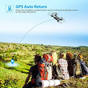 Powerextra Mini Drone con Videocamera per Bambini e Adulti - Giroscopio a 6...