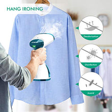 Carica l&#39;immagine nel visualizzatore di Gallery, homeasy Ferro da Stiro Verticale, 260ml Stiratrice a Vapore Portatile per Blu - Ilgrandebazar