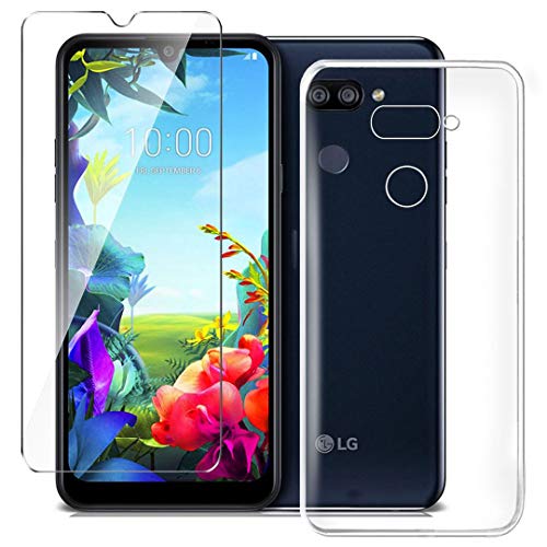 HYMY Cover per LG K40S + Pellicola Protettiva - Morbida Trasparente Silicone... - Ilgrandebazar