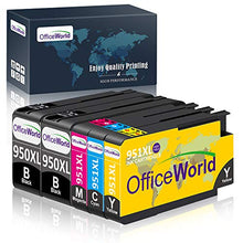 Carica l&#39;immagine nel visualizzatore di Gallery, OfficeWorld 950XL 951XL Compatibile 2 Nero,1 Ciano,1 Magenta,1 Giallo