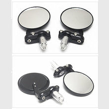 Carica l&#39;immagine nel visualizzatore di Gallery, KKmoon 22mm Black Motorcycle Round 7/8&quot;Bar End Rearview Side Specchi per... - Ilgrandebazar