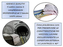 Carica l&#39;immagine nel visualizzatore di Gallery, Cuscino con Noccioli di Ciliegia Bio Termico Made in ITALY Sfoderabile 48 x... - Ilgrandebazar