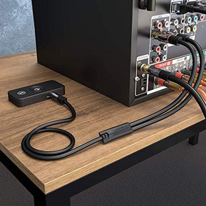 KabelDirekt 2m Cavo RCA a Jack Y, (Coassiale Audio Stereo 2 Connettori 2 m