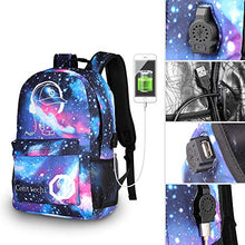 Carica l&#39;immagine nel visualizzatore di Gallery, Anime di moda zaino, Ragazze zaino luminoso Scuola Borsa Galaxy