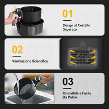 Carica l&#39;immagine nel visualizzatore di Gallery, Friggitrice Senza Olio con 6 Diversi Programmi di Cottura VPCOK, Friggitrice... - Ilgrandebazar