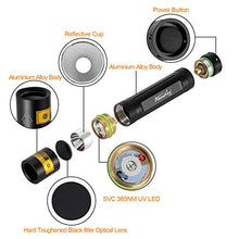 ALONEFIRE SV77 10W 365nm Linterna UV Portátil Recargable Blacklight Detector De Dinero Para Detector De Orina De Mascotas Curado De Resina ALONEFIRE SV77 10W 365nm Linterna UV Portátil Recargable Blacklight Detector De Dinero Para Detector De Orina De Mascotas Curado De Resina