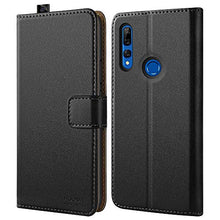Carica l&#39;immagine nel visualizzatore di Gallery, HOOMIL Cover per Huawei P Smart Z, Flip Case in Pelle PU Premium Nero - Ilgrandebazar