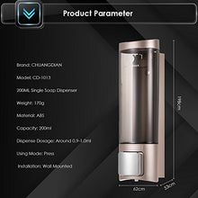 Carica l&#39;immagine nel visualizzatore di Gallery, Anself CHUANGDIAN Dispenser Sapone da Muro 200ml - Champagne oro - Ilgrandebazar