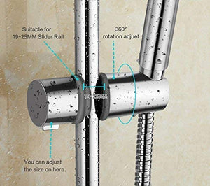 DIMJ Doccia Supporto Staffa, Regolabile Ricambio Doccetta 18-25 mm... - Ilgrandebazar
