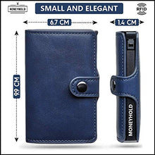 Carica l'immagine nel visualizzatore di Gallery, Porta Carte Credito - MONEYHOLD™ - di Schermato 3 - Blu