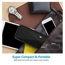 Carica l&#39;immagine nel visualizzatore di Gallery, Altoparlante Sonkir Bluetooth Portatili 5.0, Axloie Speaker Wireless Senza Fili Nero