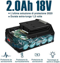 Carica l&#39;immagine nel visualizzatore di Gallery, ORFELD Trapano Avvitatore Batteria, Leggerezza a Batteria con...