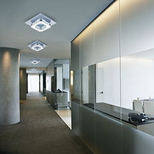 Carica l&#39;immagine nel visualizzatore di Gallery, Plafoniera Lampada cristallo lampada da soffitto acciaio inossidabile LED...