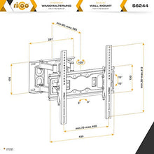 Carica l'immagine nel visualizzatore di Gallery, RICOO S6244, Supporto TV Parete, Girevole, Inclinabile, Televisore 32-55" (81-140cm) Staffa Universale, Televisione LED/Curvo, VESA 200x200-400x400