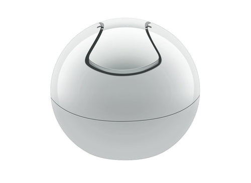 Spirella 10.15138 Pattumiera a sfera, ca. 14 x 15 cm, colore: Bianco - Ilgrandebazar