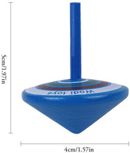 Carica l'immagine nel visualizzatore di Gallery, LISOPO 15 trottole in legno, giocattolo colorato, per feste di compleanno per bambini