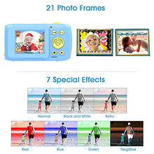 Carica l&#39;immagine nel visualizzatore di Gallery, Fotocamera per Bambini Macchina Fotografica Subacquea Blu