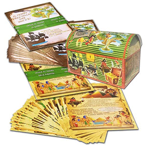 Caccia al tesoro in scatola in giardino - in spiaggia o casa/giardino 7-12 anni - per feste di compleanno - giochi per bambini