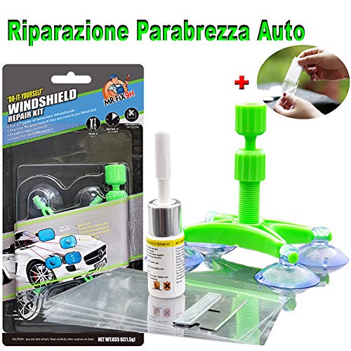 JTENG Kit Riparazione Parabrezza Auto,Professione Vetro,...