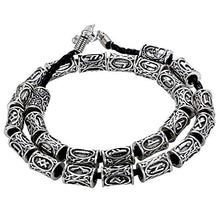 Carica l&#39;immagine nel visualizzatore di Gallery, CASSIECA 26 Pezzi di Perline Rune E Fasce Gomma Nera Serra dei... - Ilgrandebazar