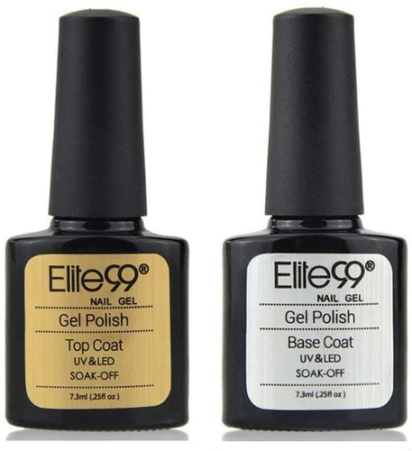 Elite99 Smalto Semipermente per Unghie Vino Rosso Bordeaux (BASE COAT+TOP COAT)