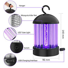 Carica l&#39;immagine nel visualizzatore di Gallery, Lampada Zanzara Elettrica, Luce UV Attira Zapper per Zanzare a Scossa...