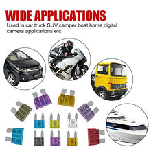 Carica l&#39;immagine nel visualizzatore di Gallery, Fusibili auto 300, set assortimento di fusibili mini lama (2A 3A 5A 7.5A 10A...