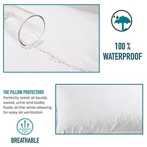 Dreamzie Set di 2 Copricuscini Impermeabili (50 x 80 cm) 50 x 80 cm - Ilgrandebazar
