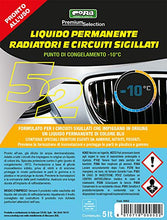 Carica l&#39;immagine nel visualizzatore di Gallery, CORA 0052 Liquido Permanente Radiatori e Circuiti Sigillati-10°C, Blu, 5L