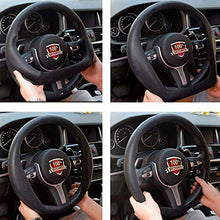 Carica l&#39;immagine nel visualizzatore di Gallery, Kuke Coprivolante, Coprivolanti per auto in Silicone 34-40cm (Nero) Nero - Ilgrandebazar