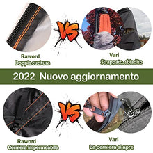 Carica l&#39;immagine nel visualizzatore di Gallery, Raword Copertura per ombrellone, Tessuto Oxford 420D, Impermeabile, per ombrellone a sbalzo, Copertura con Cerniera, per ombrellone da 2,7 m a 3,4 m, in Giardino e all&#39;aperto, Nero