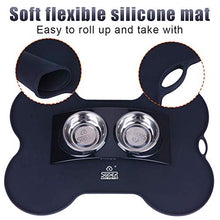 Carica l&#39;immagine nel visualizzatore di Gallery, Super Design - Sottopentola in Silicone a Forma di Osso, Nero opaco.