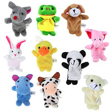 Carica l&#39;immagine nel visualizzatore di Gallery, 10pcs Different Finger Cartoon Animal burattini in morbido velluto Dolls... - Ilgrandebazar