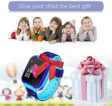 Carica l'immagine nel visualizzatore di Gallery, PTHTECHUS Orologio Intelligente Bambini con 7 Giochi - Musica MP3 Smartwatch Studente, Orologio Intelligente Bambini con Telefono Allarme Camera, Bambini Smartwatch Regali(Blu X6)