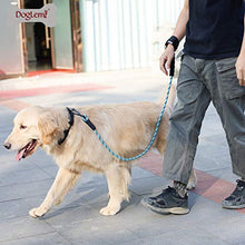 Carica l'immagine nel visualizzatore di Gallery, PETTOM Guinzaglio per Cane a Mani libere, guinzaglio 4 Piedi 120CM, Blu