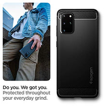 Carica l'immagine nel visualizzatore di Gallery, Spigen Cover Samsung Galaxy S20 Plus Rugged Armor Compatibile con Samsung Galaxy S20 Plus Cover Custodia [4G/5G] - Nero