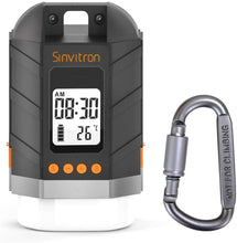 Carica l'immagine nel visualizzatore di Gallery, lanktoo Sinvitron Lanterna da Campeggio Ricaricabile a LED 15000mAh con Schermo LCD, 4...