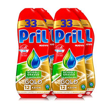 Carica l&#39;immagine nel visualizzatore di Gallery, Pril Gold Gel lavastoviglie Sciogli Grasso, Detersivo 4 x 600 ml - Ilgrandebazar