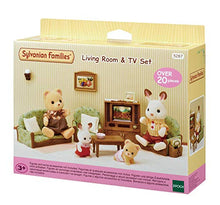 Carica l&#39;immagine nel visualizzatore di Gallery, SYLVANIAN FAMILIES- Epoch Sogno Wiesen GmbH 5287 Set di Soggiorno e TV...