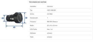 Hörmann HSZ1 868-BS BiSecur Chiusura a telecomando, colore nero - Ilgrandebazar